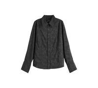 Scotch & Soda Satin Jacquard Shirt Black size 38 | Button-Down Shirts Outlet | Women | Black 38