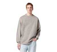 Scotch & Soda Seasonal Core Loose Fit 3 Crosses Garment-Dye Sweatshirt, Highway Grey 050, M