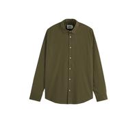 Scotch & Soda Seasonal Core - Slim Fit Solid Poplin Shirt Classic Green size M | Formal Shirts Outlet | Men | Green M