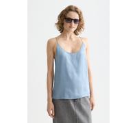 Scotch & Soda Singlet Woven Front Jersey Back Tank Faded Denim size 36 | Shirts Outlet | Women | Blue 36