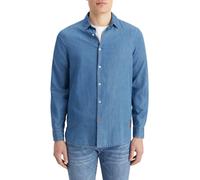 Scotch & Soda Smart Indigo Lightweight Denim Shirt With Sleeve Adjusters W size XXL | Casual Shirts Outlet | Men | Blue XXL