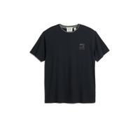 Scotch & Soda Ss Double Neck Graphic Tee Black/red size L | Basic T-Shirts Outlet | Men | Black