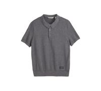 Scotch & Soda Ss Neps Texture Stitch Polo Sweater Dark Grey size L | Sweaters Outlet | Men | Gray L