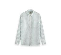 Scotch & Soda Striped Cotton-voile Shirt White / Blue Green Stripe size M | Casual Shirts Outlet | Men | White M
