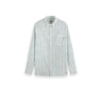 Scotch & Soda Striped Cotton-voile Shirt White / Blue Green Stripe size S | Casual Shirts Outlet | Men | White S