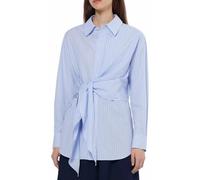 Scotch & Soda Striped Knotted Shirt, Sky Blue/White Stripe 905, 6