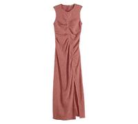 Scotch & Soda Structured Gingham Midi Dress, Roadside Red/Cotton Candy 624, M