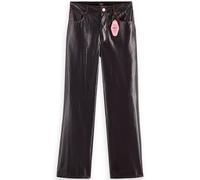Scotch & Soda The Sky Faux Leather Vinyl Pant Wine size 30 | Leather Pants Outlet | Women | Red 30