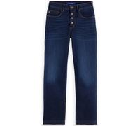 Scotch & Soda The Sky Straight Jeans With Exposed Fly Beaten Blue Beaten B size W25L32 | Straight Jeans Outlet | Women | White W25L32