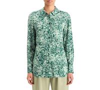 Scotch & Soda Viscose Printed Relaxed Fit Shirt Shibori Floral Green size 36 | Blouses Outlet | Women | Green 36