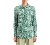 Scotch & Soda Viscose Printed Relaxed Fit Shirt Shibori Floral Green size 36 | Button-Down Shirts Outlet | Women | Green 36