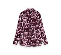 Scotch & Soda Viscose Printed Relaxed Fit Shirt Winter Floral size 38 | Button-Down Shirts Outlet | Women 38