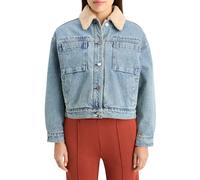 Scotch & Soda Washed Denim Jacket With Sherpa Details Washed Indigo size M | Denim Jackets Outlet | Women | Blue M