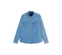 Scotch & Soda Washed Out Lightweight Denim Shirt Washed Indigo size 36 | Button-Down Shirts Outlet | Women | Blue 36