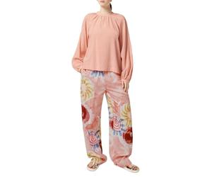 Scotch & Soda Womens Bow Detail Top, Peach Pink, 10 UK