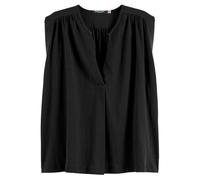 Scotch & Soda Women's Drapey V-Neck T-Shirt, Black, L