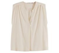 Scotch & Soda Women's Drapey V-Neck T-Shirt, Soft Ice, S