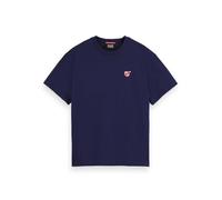 Scotch & Soda Women's CORE-The Free Spirit Peace Bird T-Shirt, Navy, M
