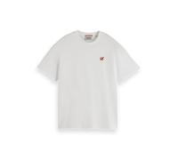 Scotch & Soda Women's CORE-The Free Spirit Peace Bird T-Shirt, White, L