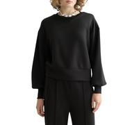 Scotch & Soda Womens Modal Fitted Sweatshirt, Black, S UK