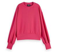 Scotch & Soda Women's Modal Fitted Sweatshirt, Bright Raspberry, M