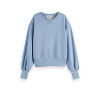 Scotch & Soda Womens Modal Fitted Sweatshirt, Faded Denim V441, S UK