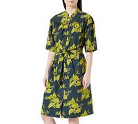 Scotch & Soda Women's Printed Crispy Cotton Dress with Tie, Multicolour (Combo A 0217), Medium