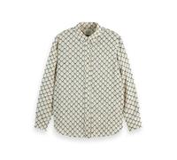 Scotch & Soda Women's Printed Relaxed Fit Shirt, Doubles Net, 10