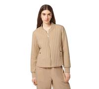 Scotch & Soda Women's Printed Reversible Bomber Jacket, Soft Camel/Abstract Sun Sand, S