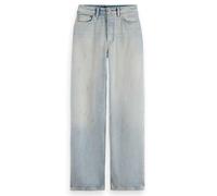 Scotch & Soda Women's Ripple Straight Jeans, Ocean City, 31W x 32L