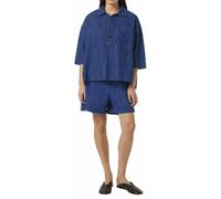 Scotch & Soda Women's Sporty Utility Short in Lightweight Denim Washed Indigo, L