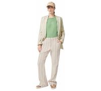 Scotch & Soda Women's Violet Cotton Blend Pant Casual, Lurex Linen Stripe, 28W x 30L