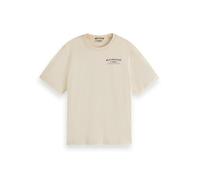 Scotch & Soda Women's Washed Artwork Loose t-Shirt, Soft Ice, M