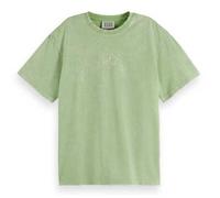 Scotch & Soda Women's Washed Logo t-Shirt, Pistachio, L
