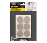 Scotch SP804-NA Felt Pads, Beige, 1.5" Round