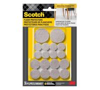 Scotch SP842-NA Brand Felt 3M, for Protecting Hardwood Floors, Beige, Multi-Pack, 16-3/4 in, 16-1 in, 4-1.5 in, Round, Pads Total, 36 Count (Pack of 1)