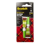Scotch Super Glue Gel 0.7 oz (2gr.) per Tube | Clear color | Strong Adhesion | Instant Bonding | Glue Liquid with Precision Applicator | All purpose | Fast Drying | Super Glue | 2 tubes/pack