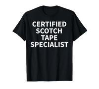 Scotch Tape Apparel - Funny Great Tapes Lovers Design Value Graphic T-Shirt, Men, Black, L