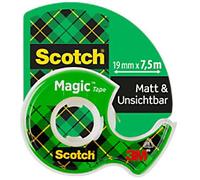 Scotch Clear Magic Tape 19mm x 7.5m (12 Pack)