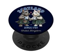 Scotch Terrier Dog Mug Love Coffee Scotland Flag PopSockets Adhesive PopGrip