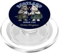 Scotch Terrier Dog Mug Love Coffee Scotland Flag PopSockets PopGrip for MagSafe