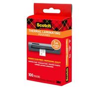Scotch Thermal Laminating Pouches, 2.32 x 3.70-Inches, Business Card Size, 100-Pack (TP5851-100)