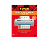 Scotch Thermal Laminating Pouches 50 Pack Laminating Sheets 3 Mil 8.9 x 11.4 Inches Education Supplies & Craft Supplies For Use With Thermal Lami