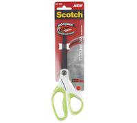 Scotch Titanium Scissors Green, 1 per Pack, 20 cm - Ideal for Fabric, Crafts and Photos, Good for Right Hand Use and Left Hand Use