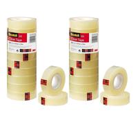 Scotch Transparent Tape 508-10 Rolls - 15 mm x 33 m - General Purpose Clear Tape for