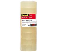 Scotch Transparent Tape, 8 Rolls (19 mm x 33 m) - General Purpose Clear Tape ...