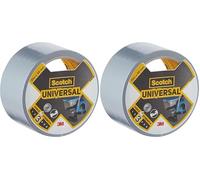 Scotch Universal Duct Tape Silver 2904, 10m x 48mm (Pack of 2)