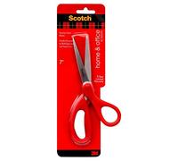 Scotch Universal Scissors Suitable for right- and left-handed users 180 mm Stainless Steel Red 1407