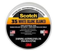 Scotch Vinyl Electrical Tape 3/4 X 66 ' 18 C White by 3M-ESM