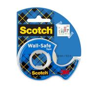 Scotch Wall-Safe Tape, 19 mm x 16.5 m, 1 Roll on Handeld Dispenser/Pack